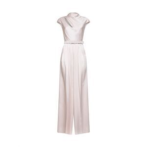 Max Mara Studio Women Pink Envers Satin Msevespa Jumpsuit